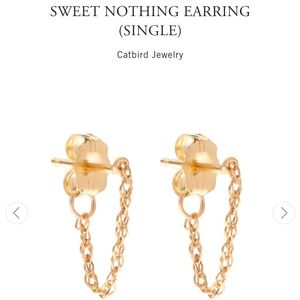 Catbird NYC Sweet Nothing Chain Earrings